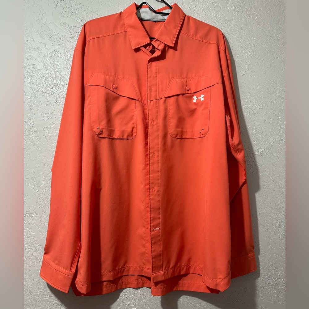 Men’s Salmon XL Under Armour Long Sleeve
